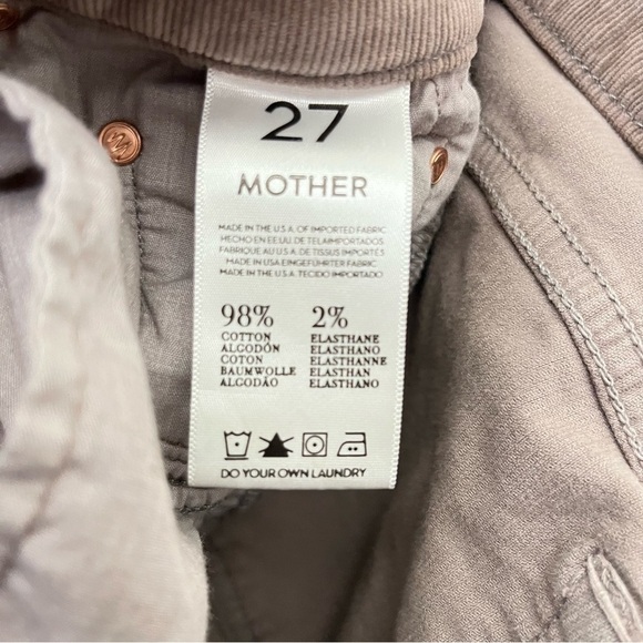 Mother Hopscotch Dropout Corduroy Straight Cropped Pants in Beaver 2 Brown
8153 - Picture 5 of 12